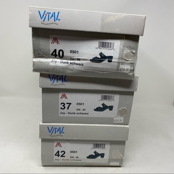 Vital Joy Leather Open Back Comfort Dressy mules sandals - Picture 8 of 9